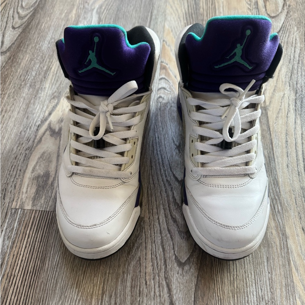 SIZE 10.5 Jordan 5 Grape USED